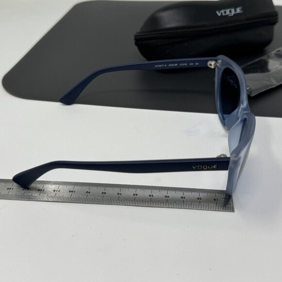 Vogue VO 2677-S 2030/8F Cateye Frosted Clear Blue 57 [] 16 140 Eyeglasses 2677 main image 13